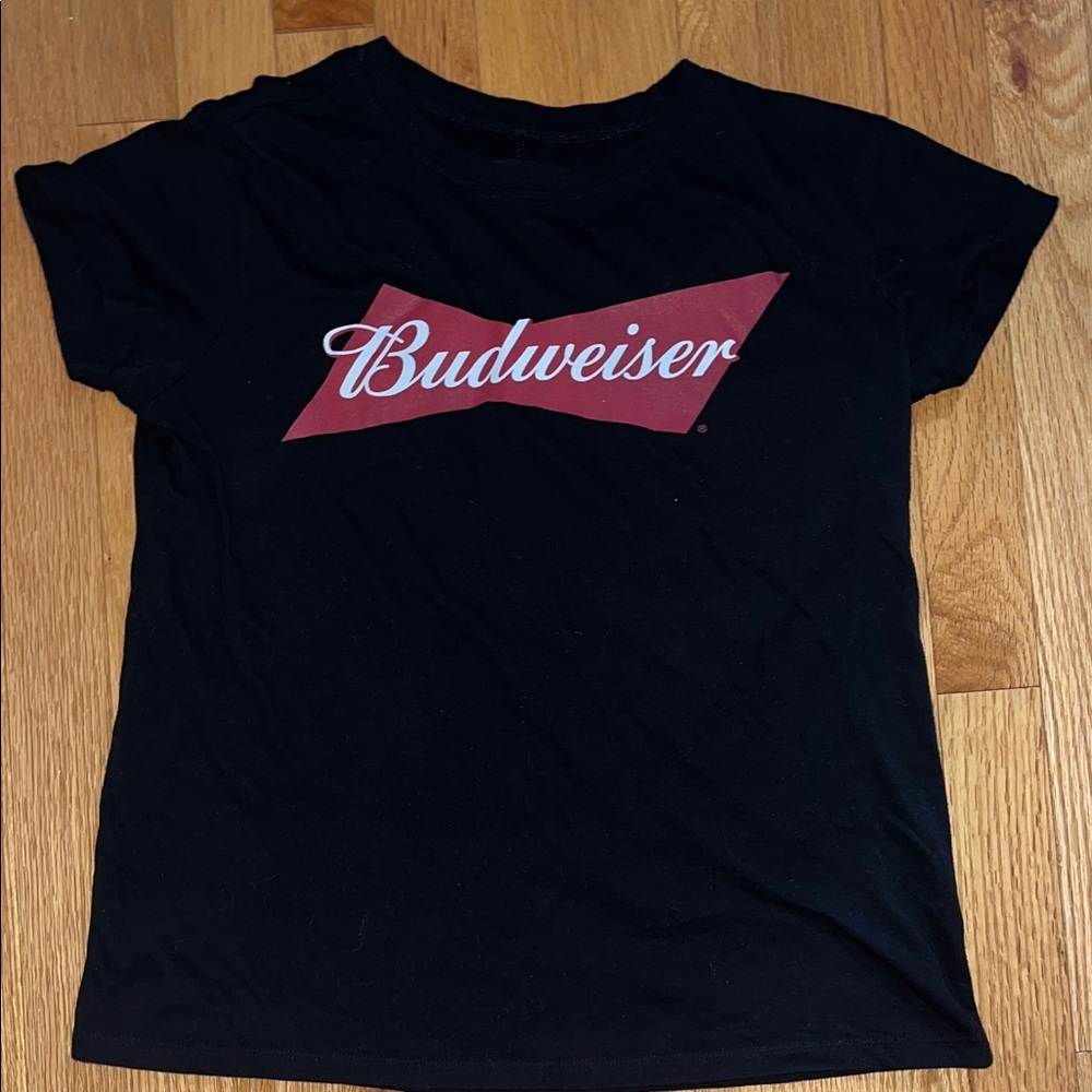 Budweiser Tee with Red Emblem